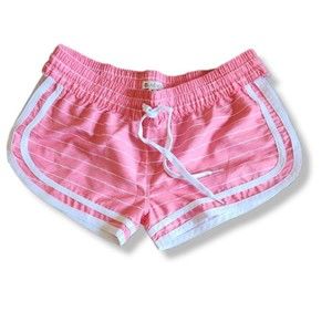 Legaci Surf Shorts Small Pink Cut Sides Tie Front